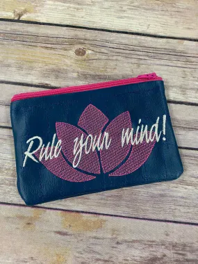 Rule your Mind Yoga Positive Zipper Wallet