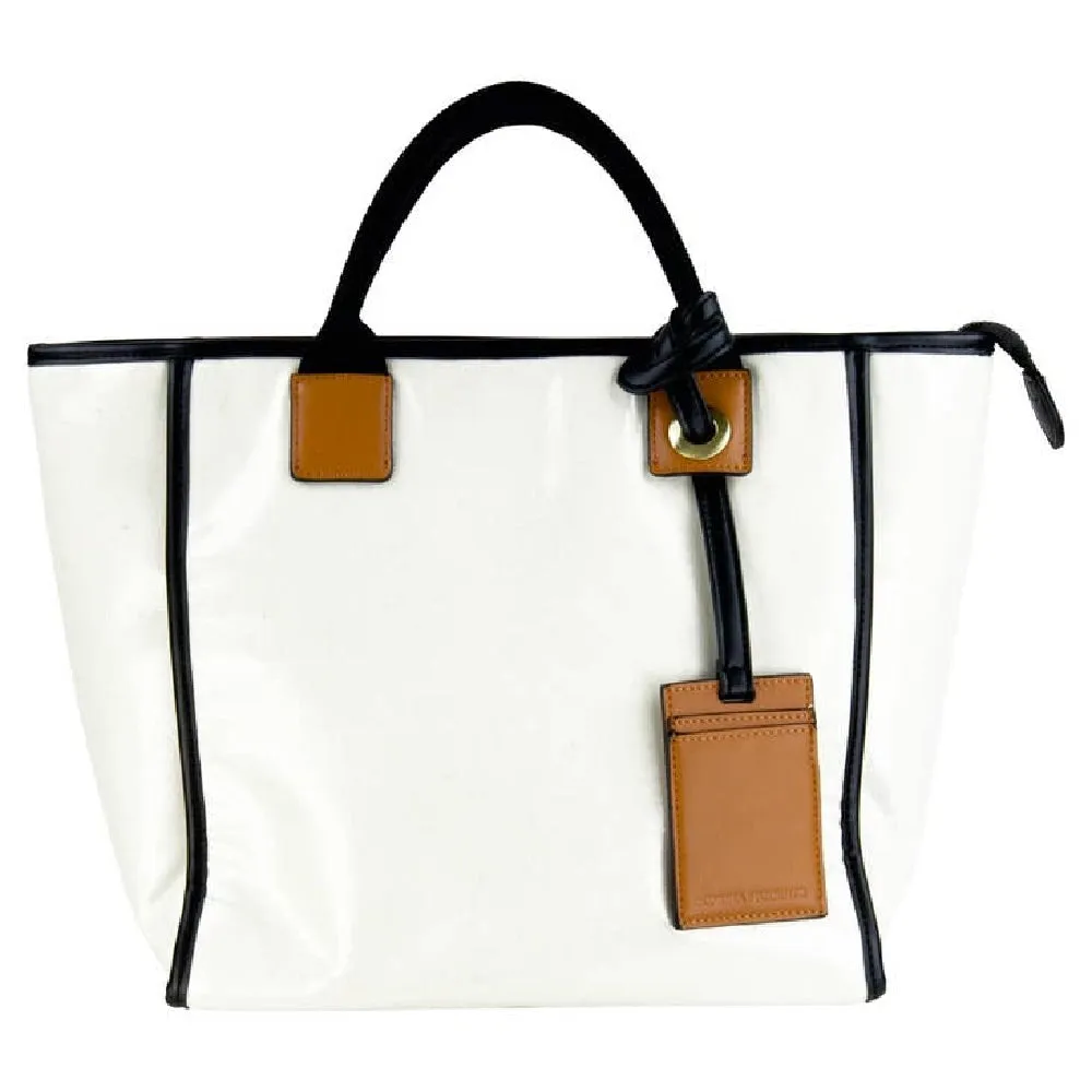 Sabrina Canvas Squared Tote