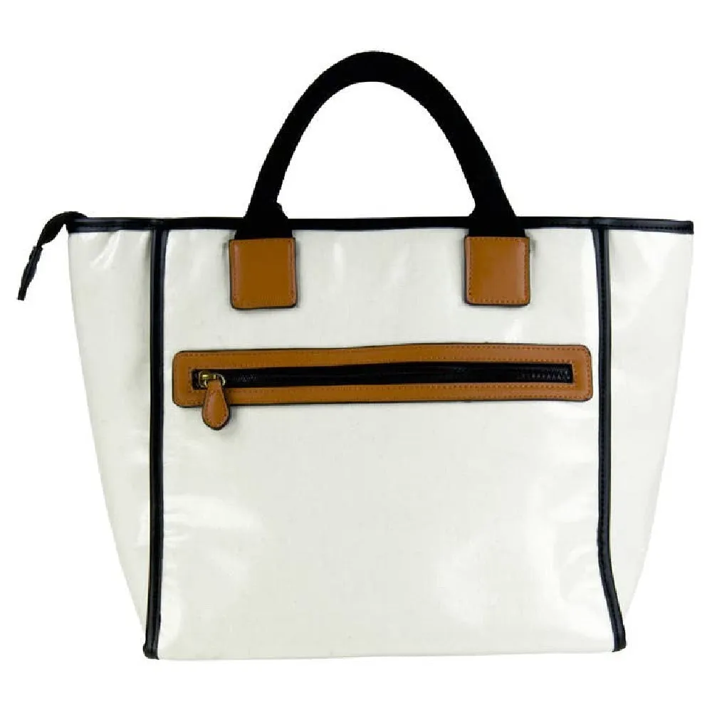 Sabrina Canvas Squared Tote