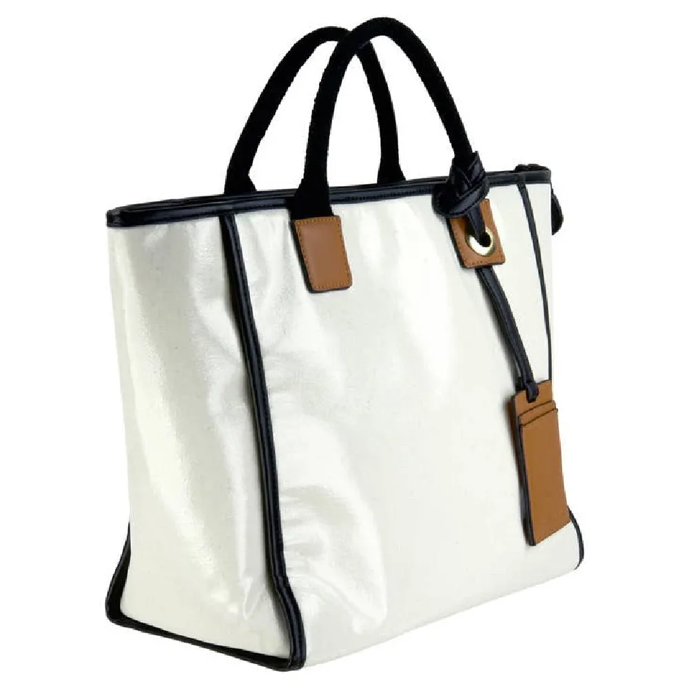 Sabrina Canvas Squared Tote