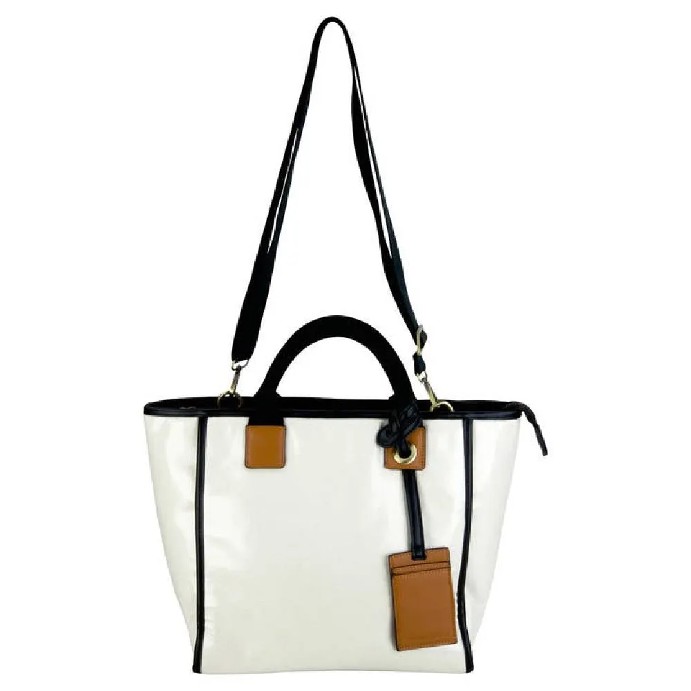 Sabrina Canvas Squared Tote