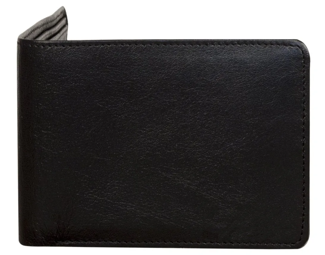 Sakkas Men's Authentic Leather Regular Bi-Fold Wallet - New!