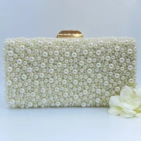 Sally Pearl Clutch (Gold)