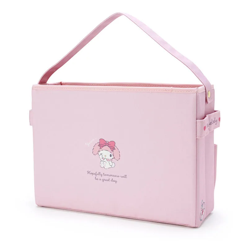 Sanrio Japan Desk Big Storage Tidy Bag - Pink My Melody