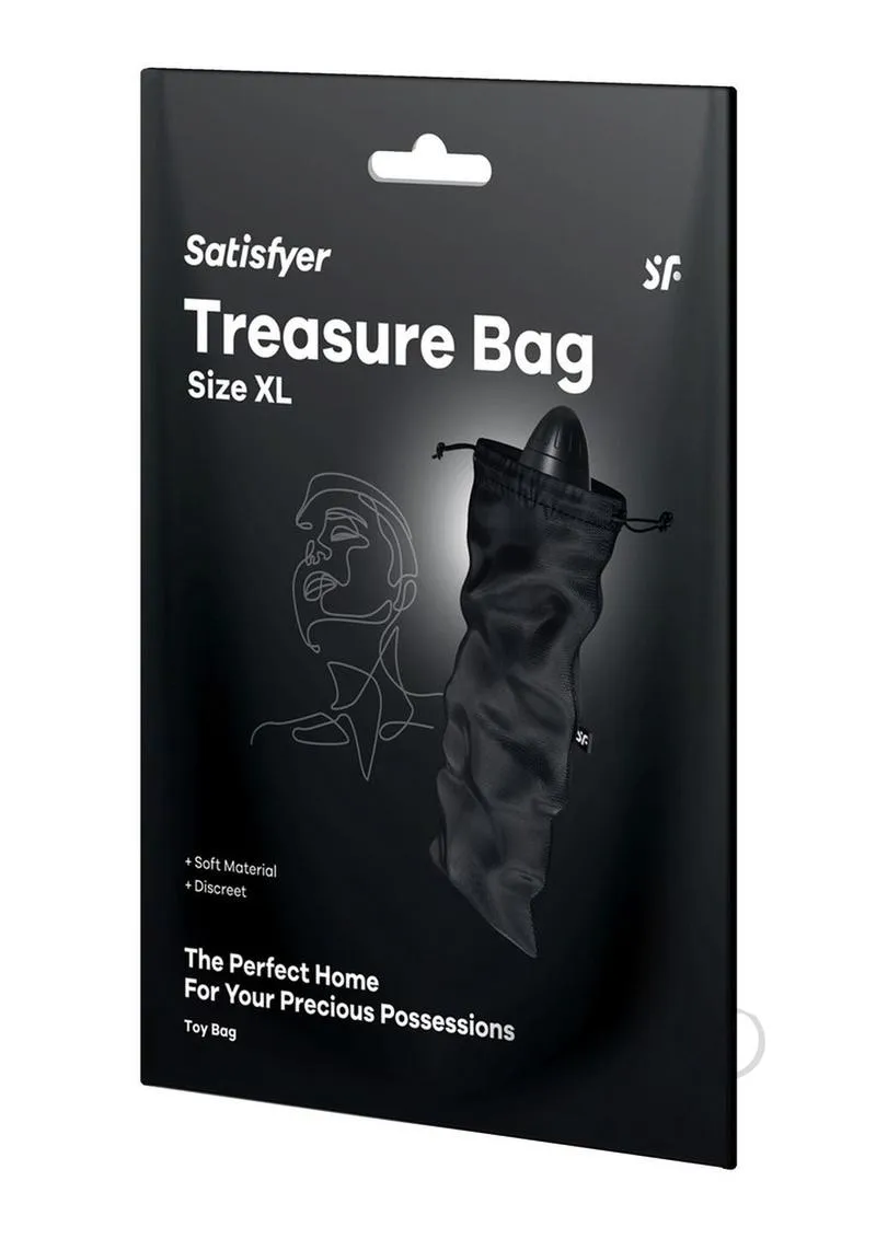 Satisfyer Treasure Bag Xl Black