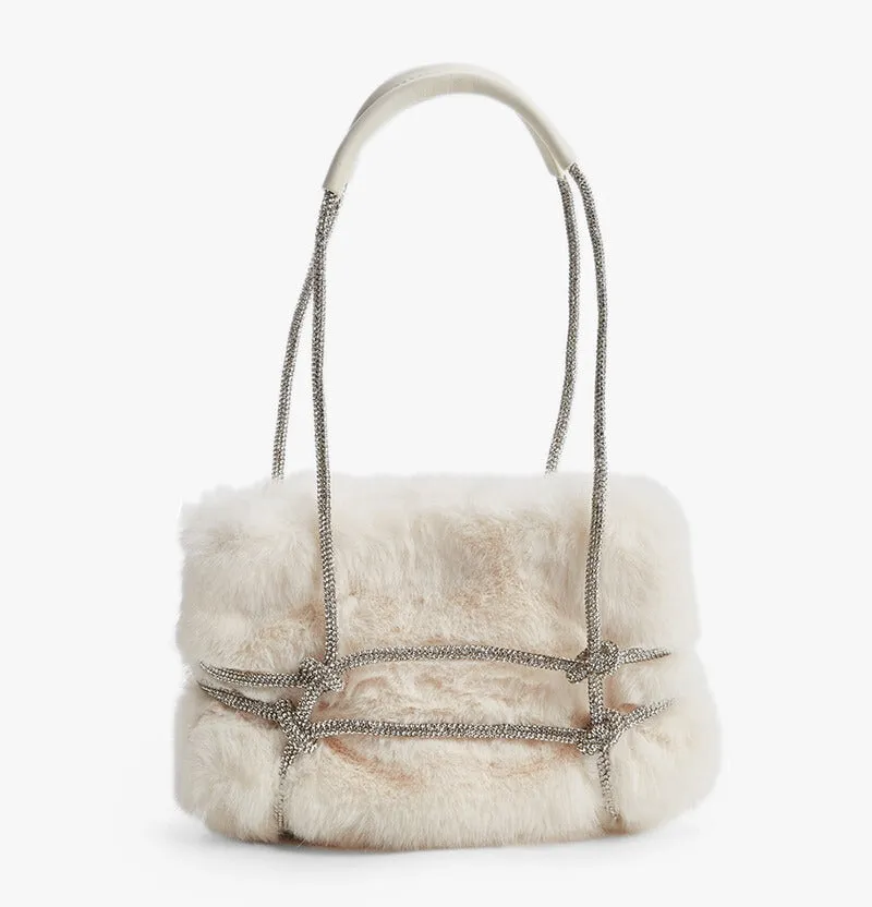 sealbeer A&A Faux Fur Clutch Bag