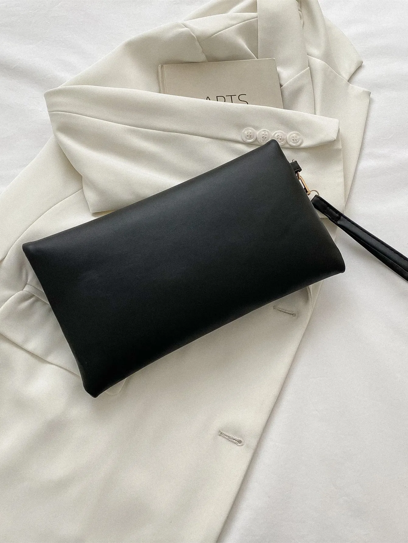 SHEIN Minimalist Flap Envelope Bag