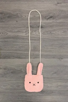 Sherpa Bunny Purse - Pink