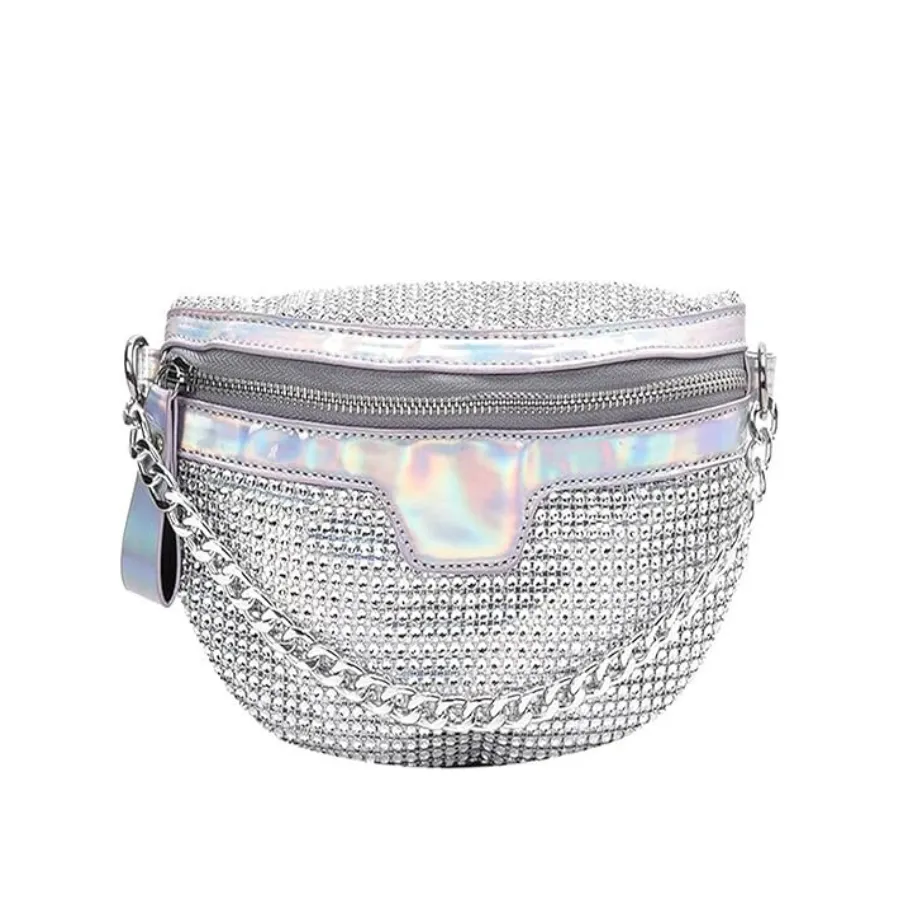 Silver Bling-Bling Fanny Bag