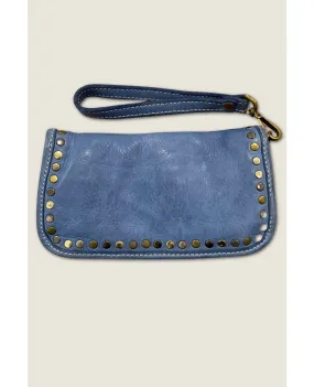 Sofia Zip Around Wallet Denim Blue