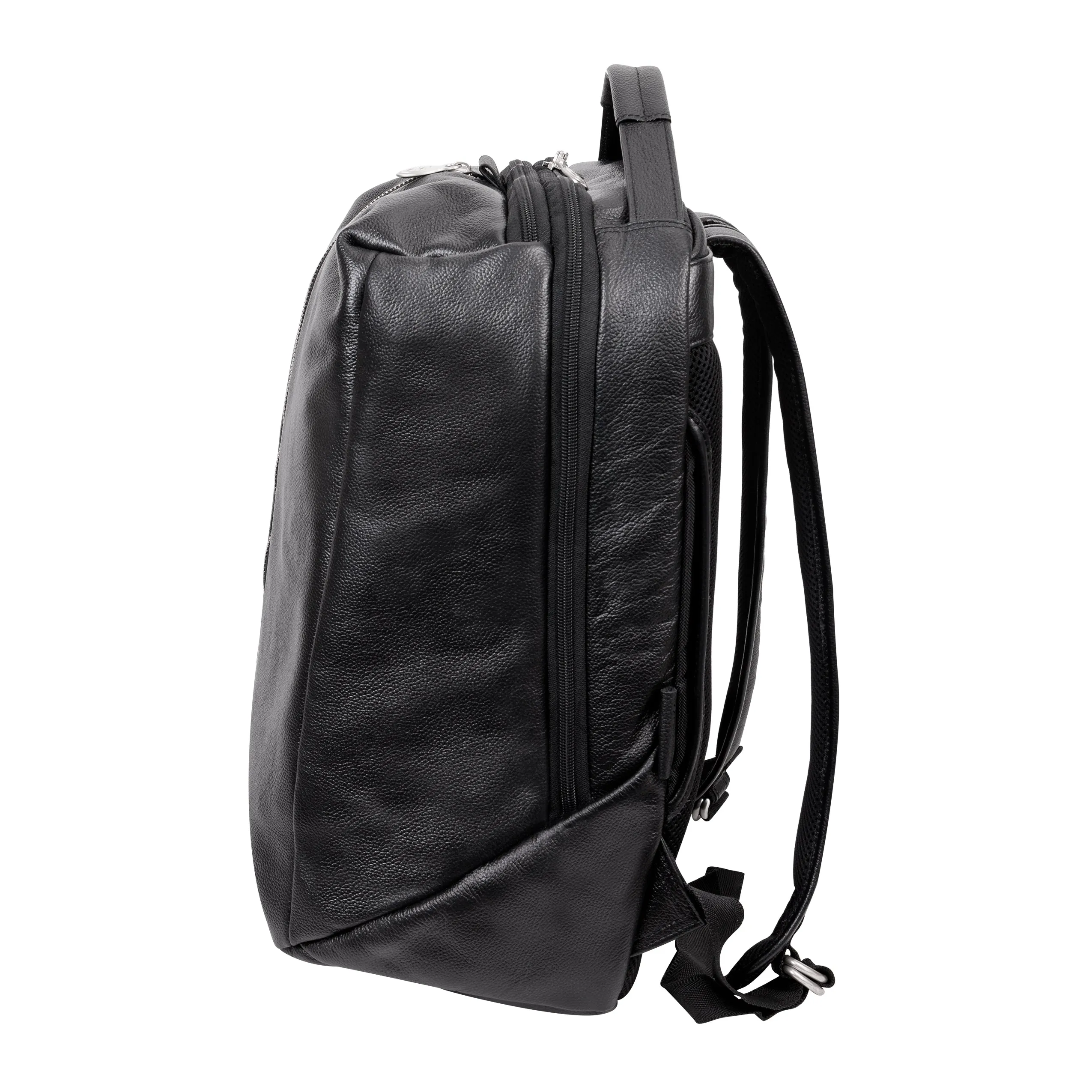 SOUTH SHORE | 17” Leather Overnight Laptop Backpack