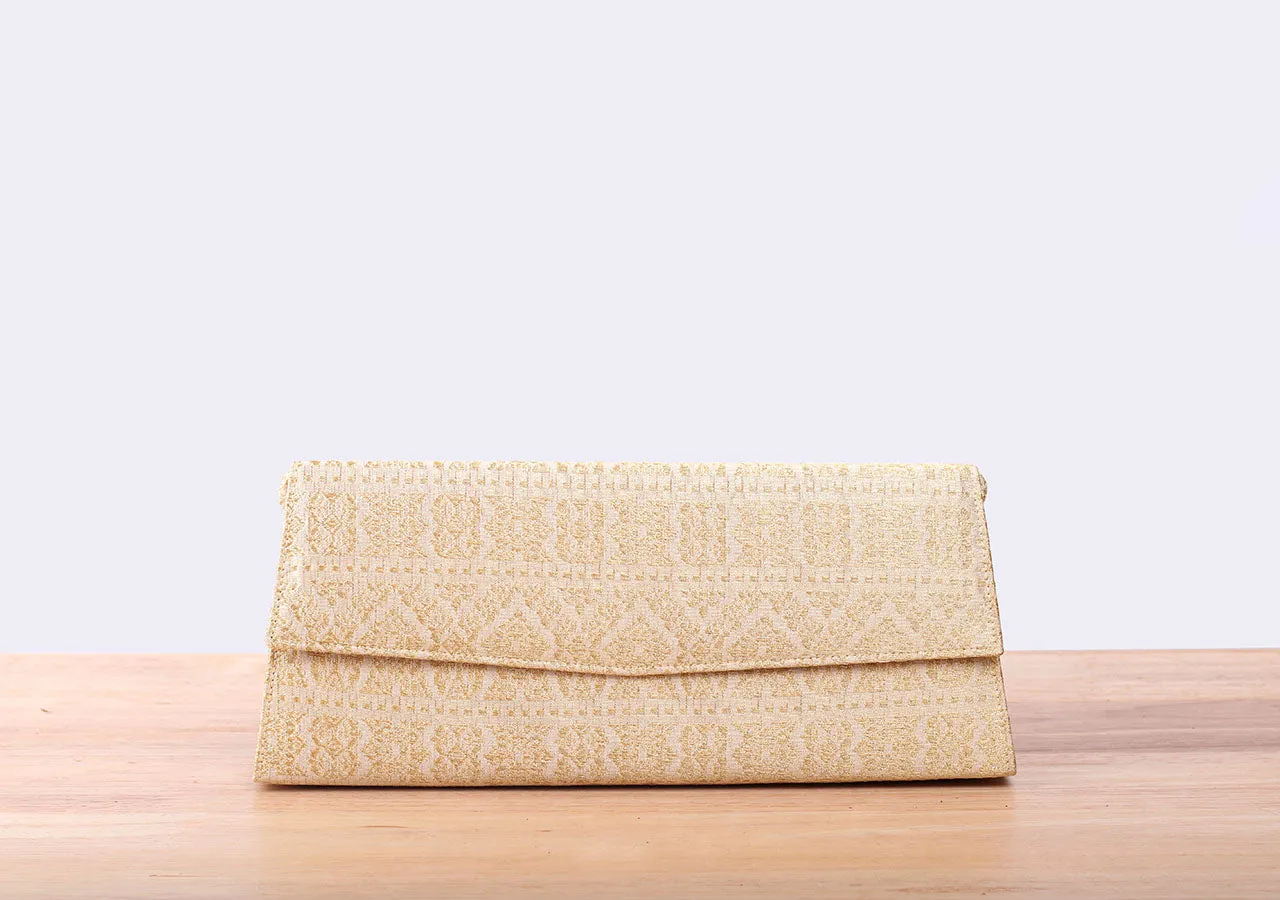 Thai Silk Bag (Cream)