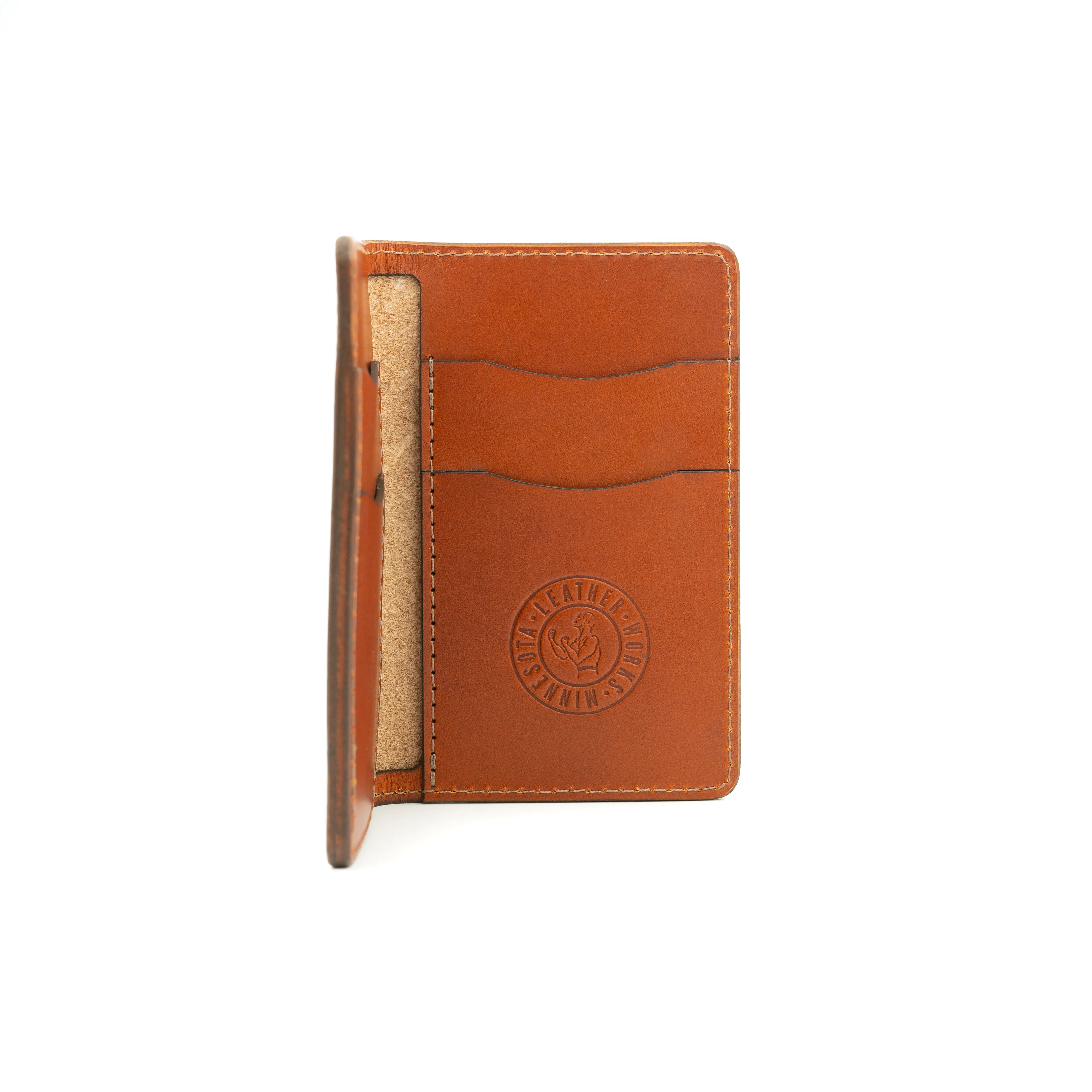 The Boxer Wallet - Chestnut