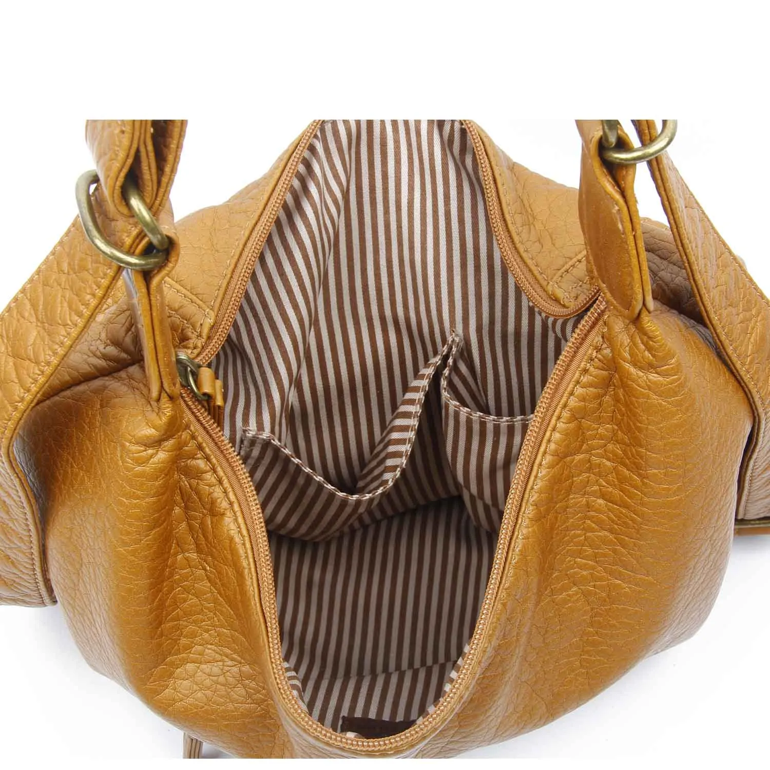 The Lisa Convertible Backpack Crossbody - Light Brown