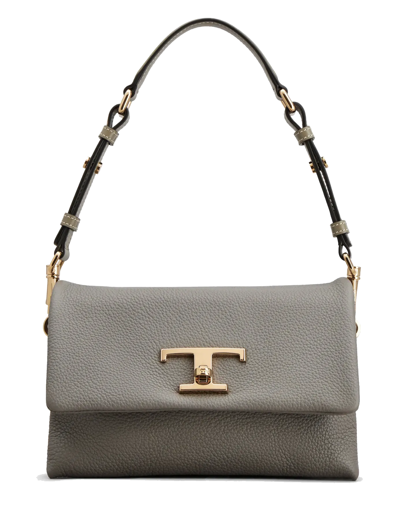 TODS T TIMELESS FLAP BAG GREY