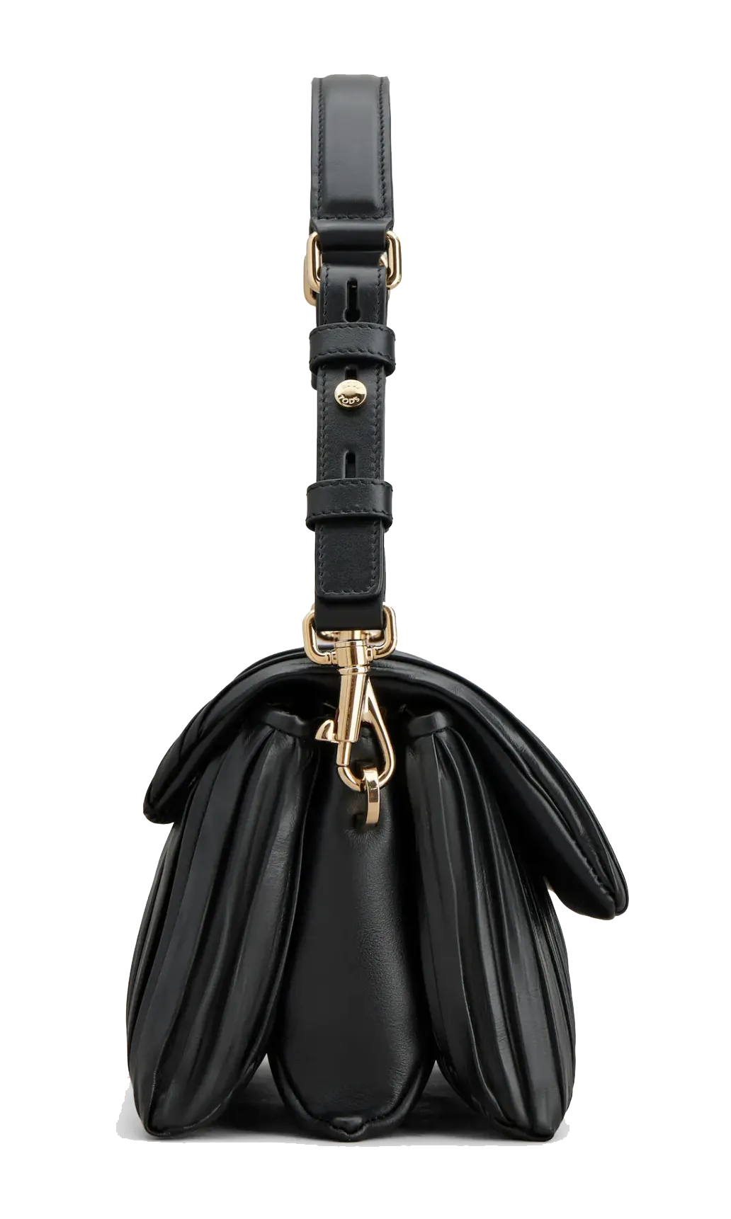 TODS T TIMELESS FLAP BAG IN BLACK