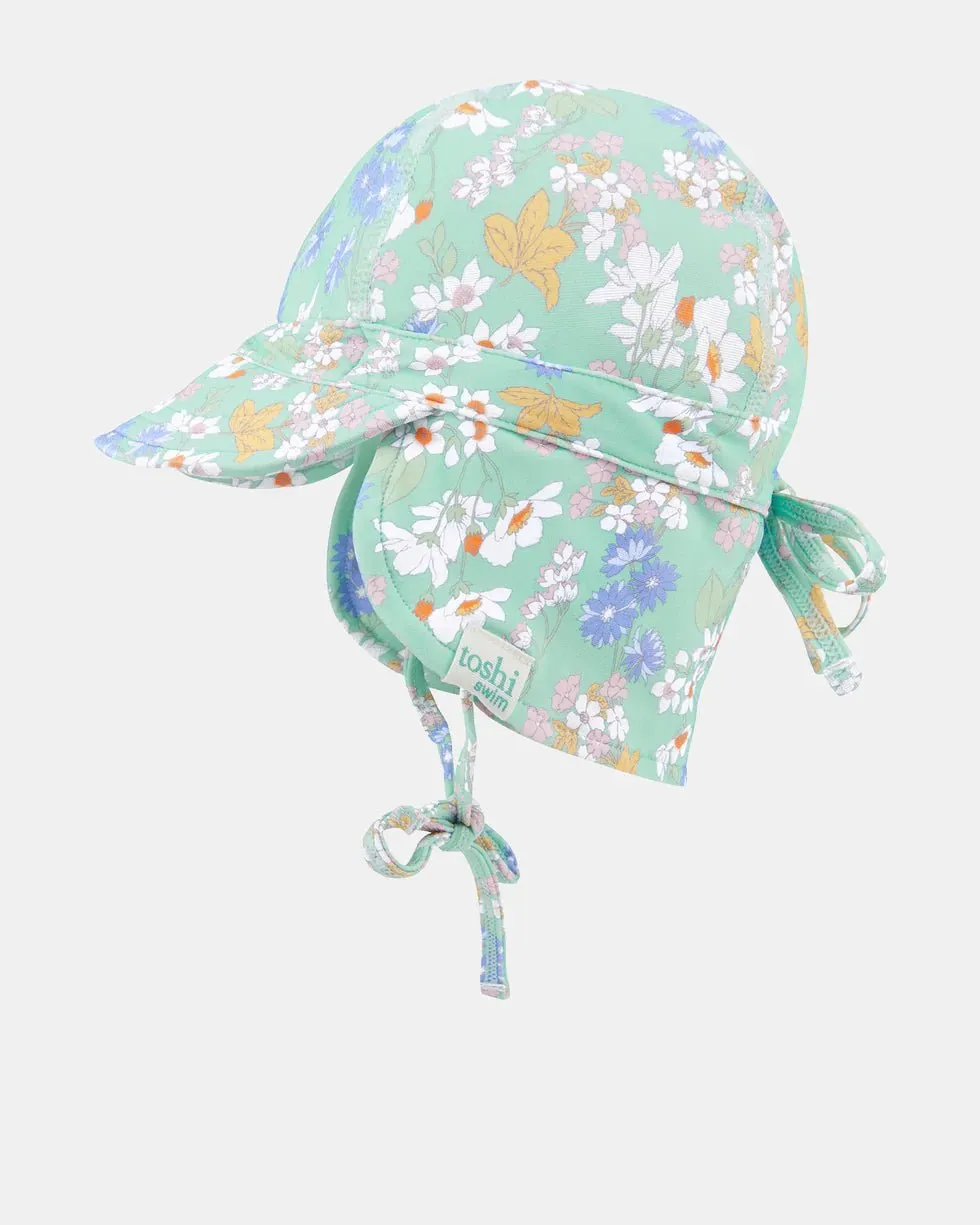 Toshi Swim Baby Flap Cap Classic - Sea Blossom