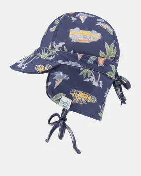 Toshi Swim Baby Flap Cap Classic - Surf Twilight