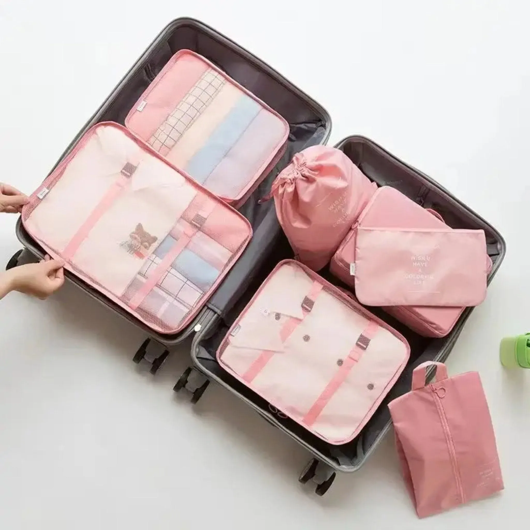 Travel Bag Organizer – 7-Piece Durable Packing Cube Set