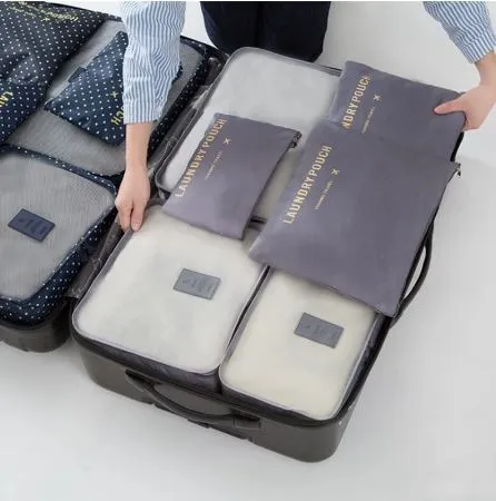 TRAVEL BAG STORAGE PACKING CELL ORGANISER SET