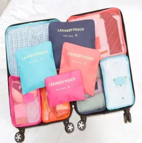 TRAVEL BAG STORAGE PACKING CELL ORGANISER SET