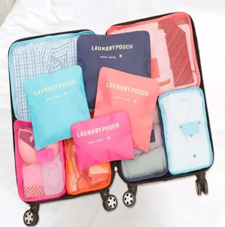 TRAVEL BAG STORAGE PACKING CELL ORGANISER SET