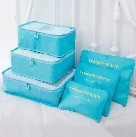 TRAVEL BAG STORAGE PACKING CELL ORGANISER SET