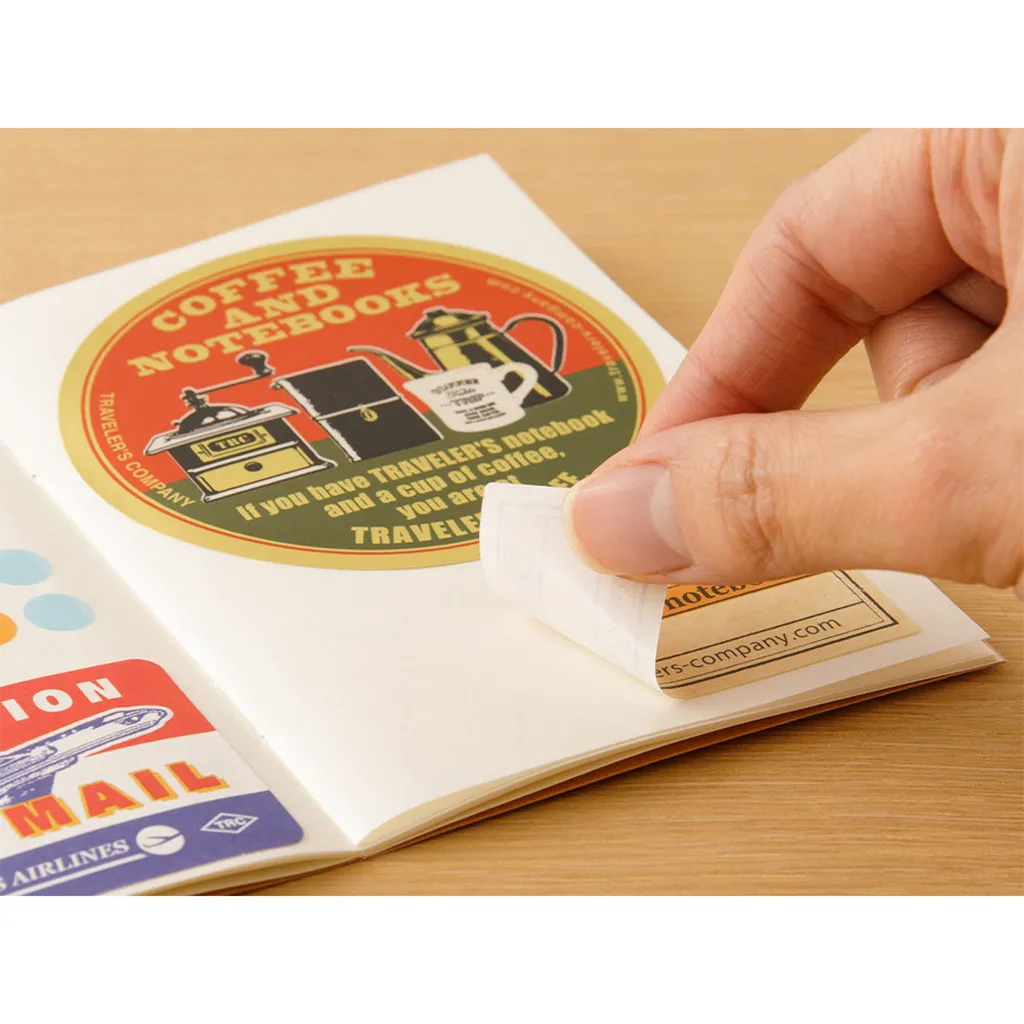 Traveler's Passport Notebook Refill Sticker Release Paper - 017