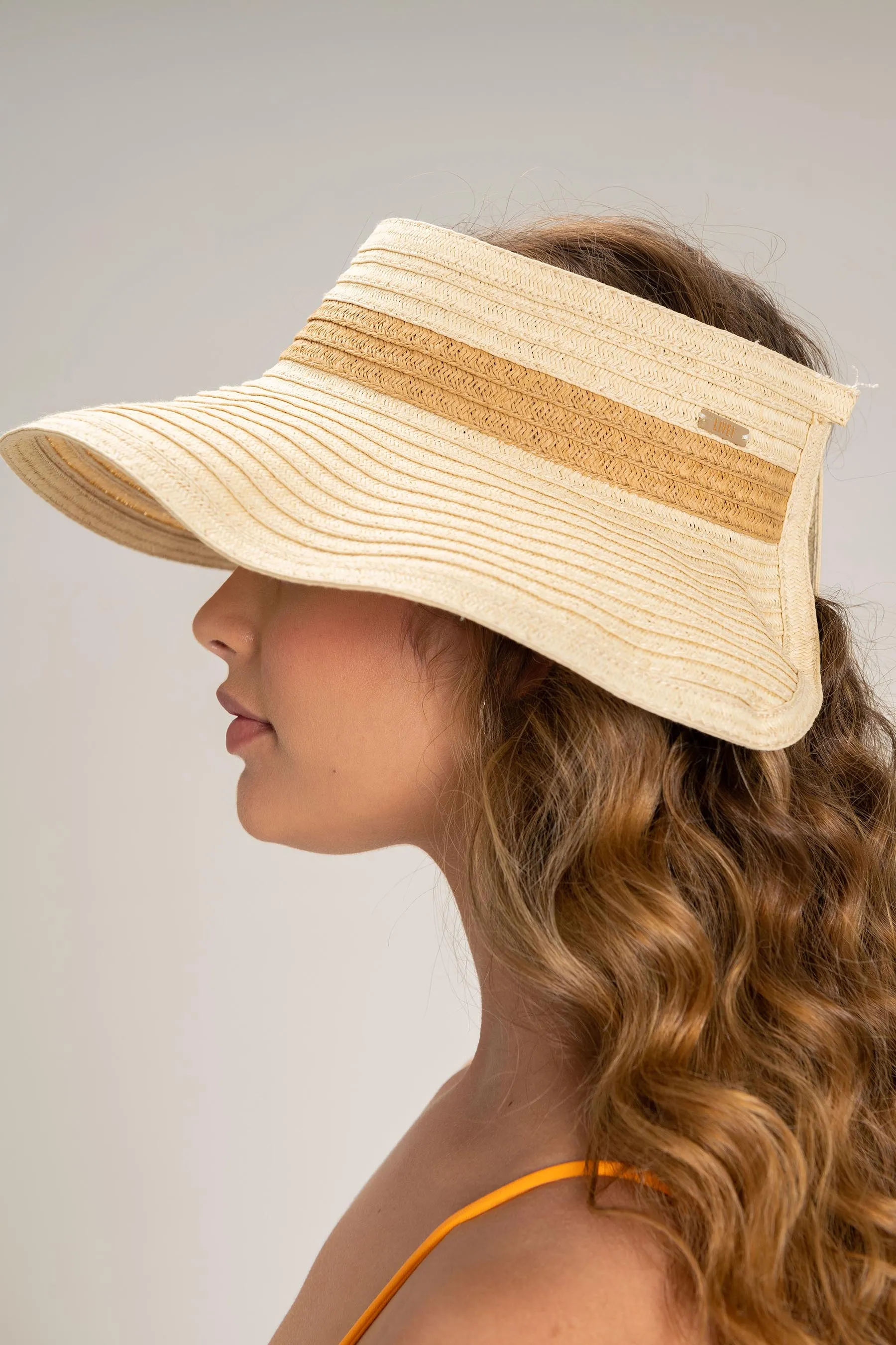 Tropical Straw Roll Hat