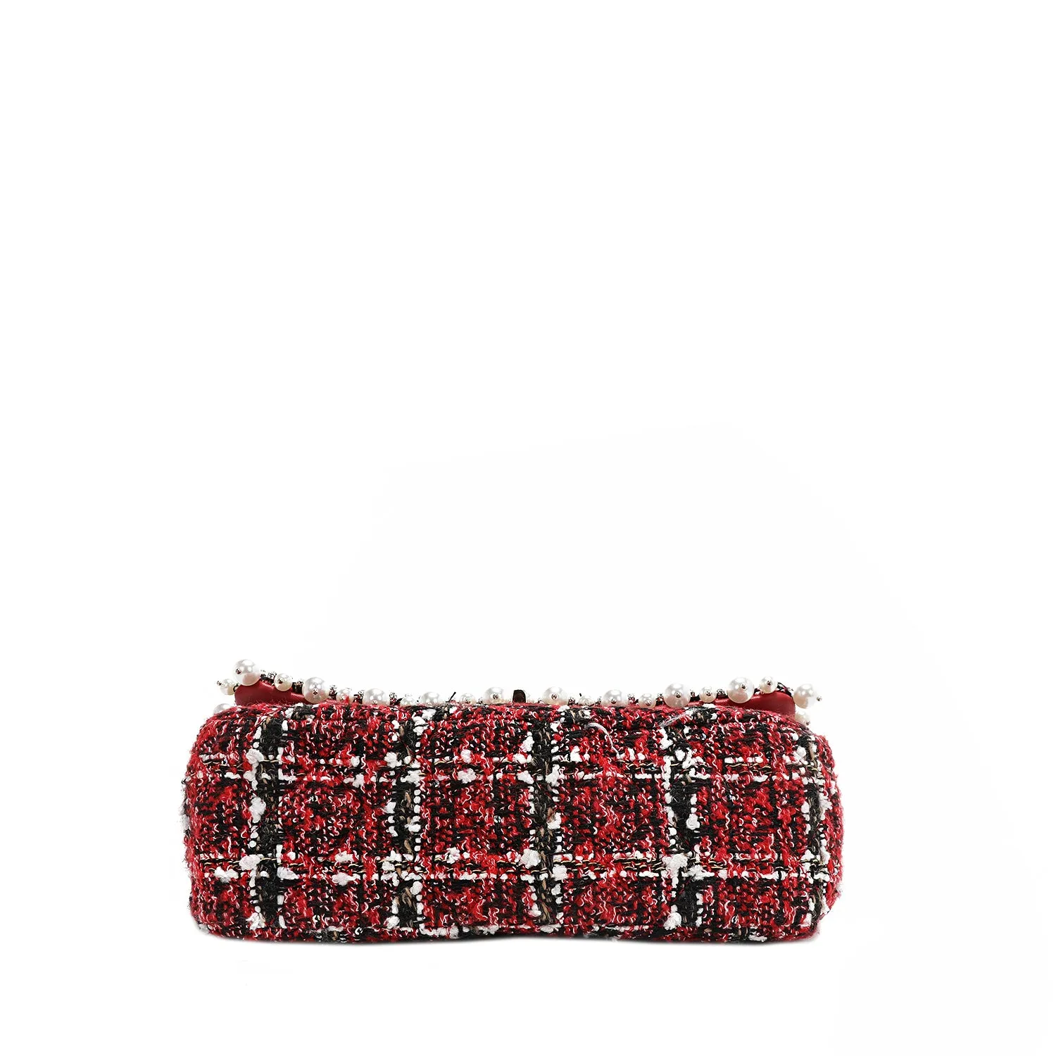 TWEED CLUTCH FLAP BAG