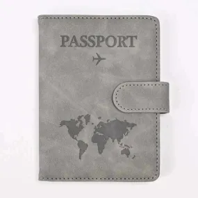 Unisex RFID Travel Passport Wallet - Secure & Stylish Cover - PPC003