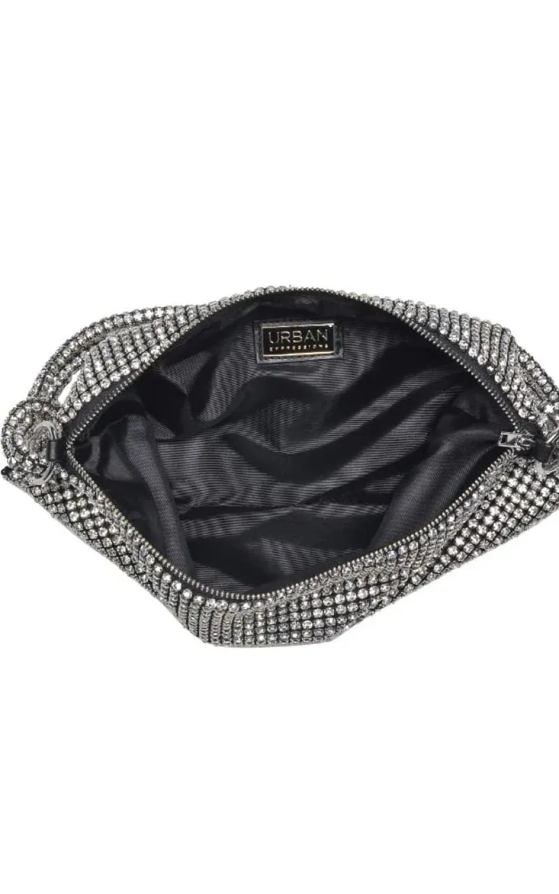 Urban Expressions - Sienna Rhinestone Evening Clutch