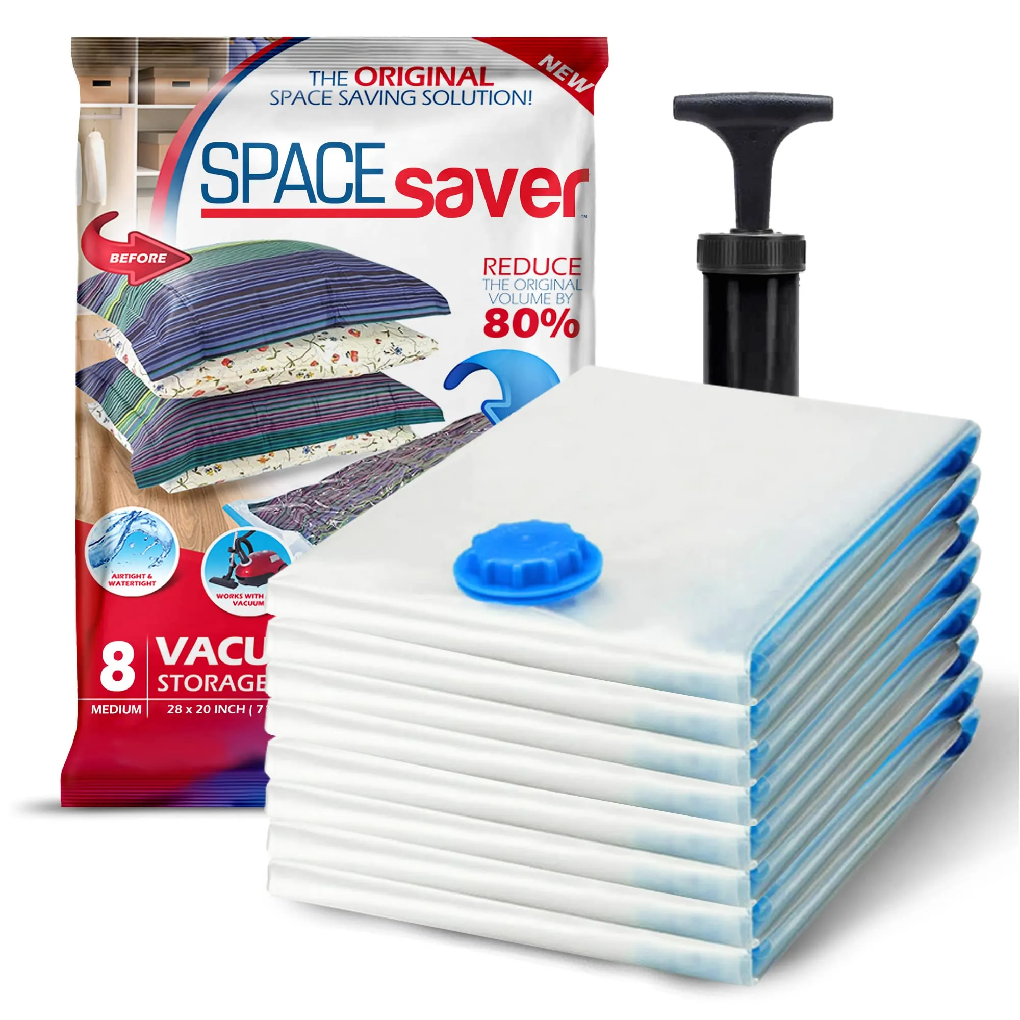 Vacuum Storage Bags - Clothes Storage Bag Vacuum Pack - Space Saver Vacuum