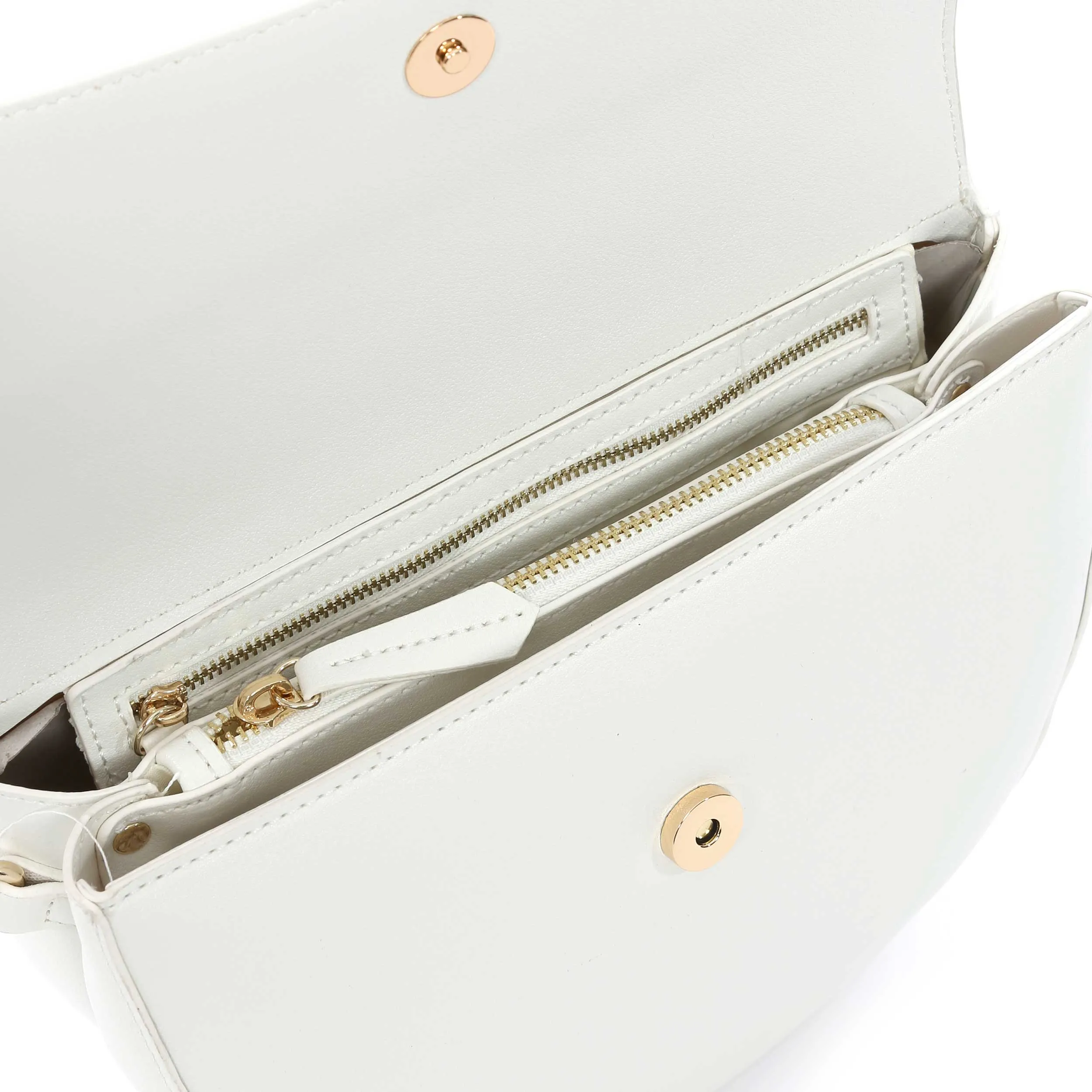 Valentino Bags Bigs Cross Body Bag in White