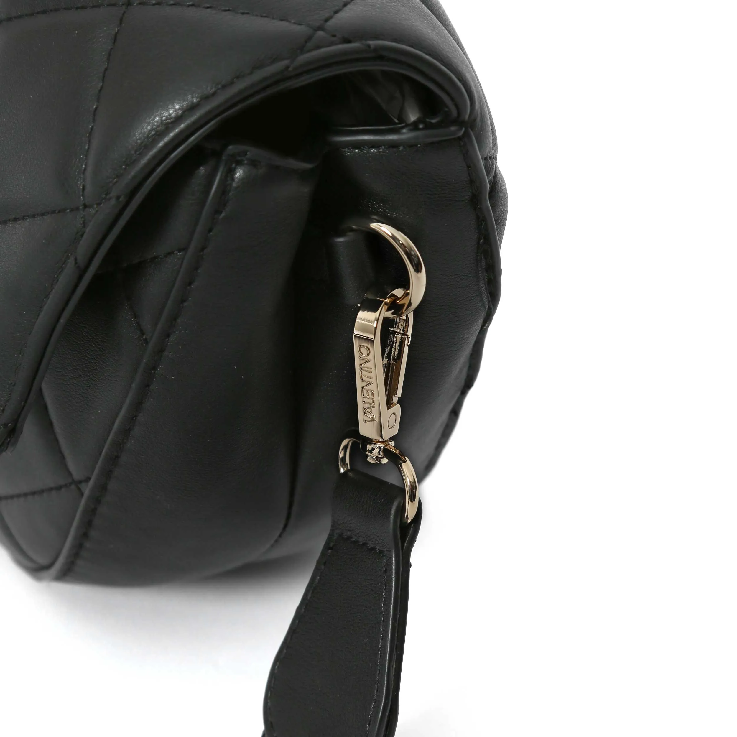 Valentino Bags Bigs Quilt Shoulder Bag in Black