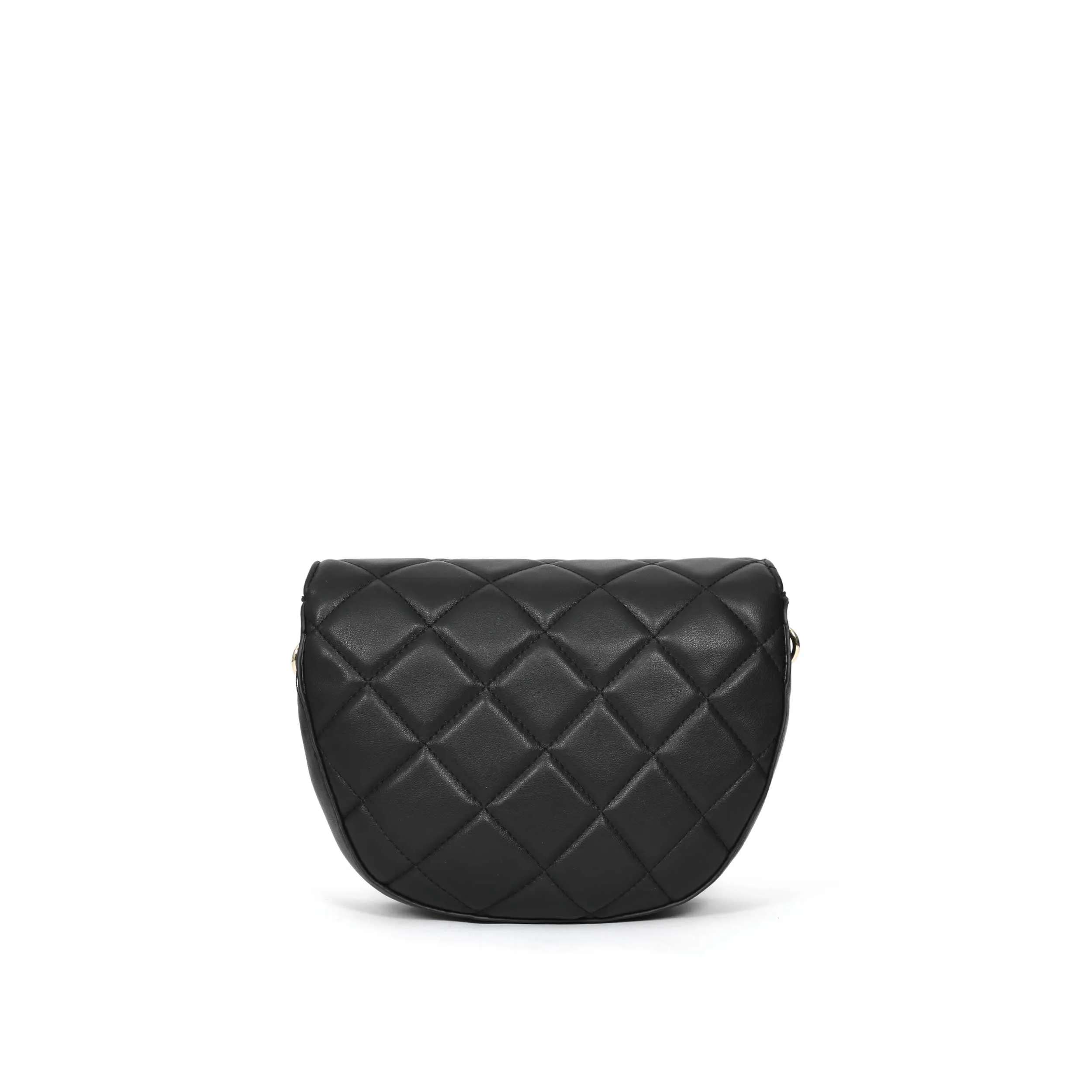 Valentino Bags Bigs Quilt Shoulder Bag in Black