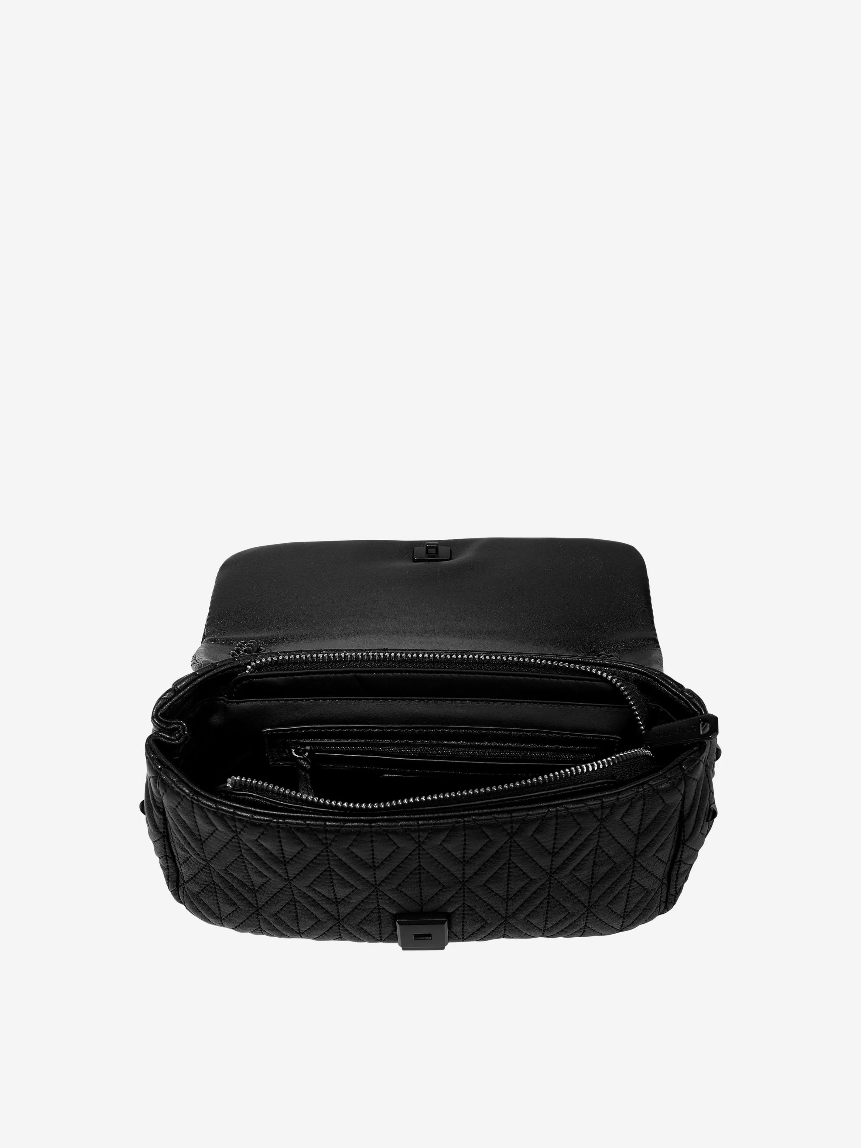 Valentino Girls Joia Flap Bag in Black (24.5cm)