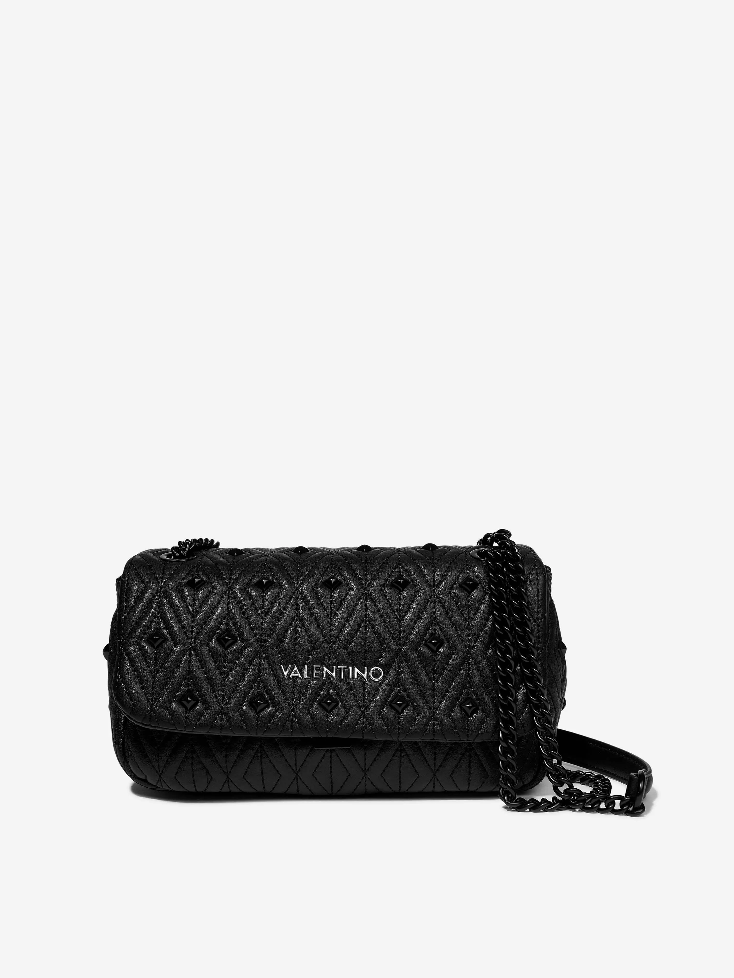 Valentino Girls Joia Flap Bag in Black (24.5cm)