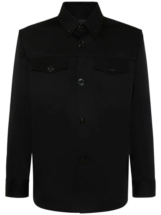 Versace   Cotton gabardine blouson 