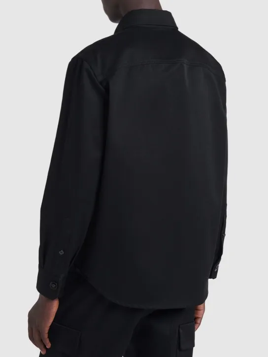 Versace   Cotton gabardine blouson 