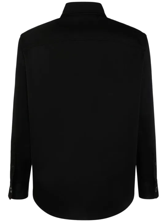 Versace   Cotton gabardine blouson 