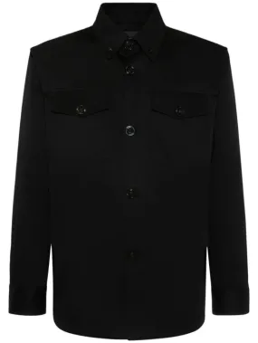 Versace   Cotton gabardine blouson 