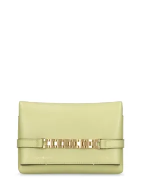 Victoria Beckham   Mini Chain leather pouch w/strap 