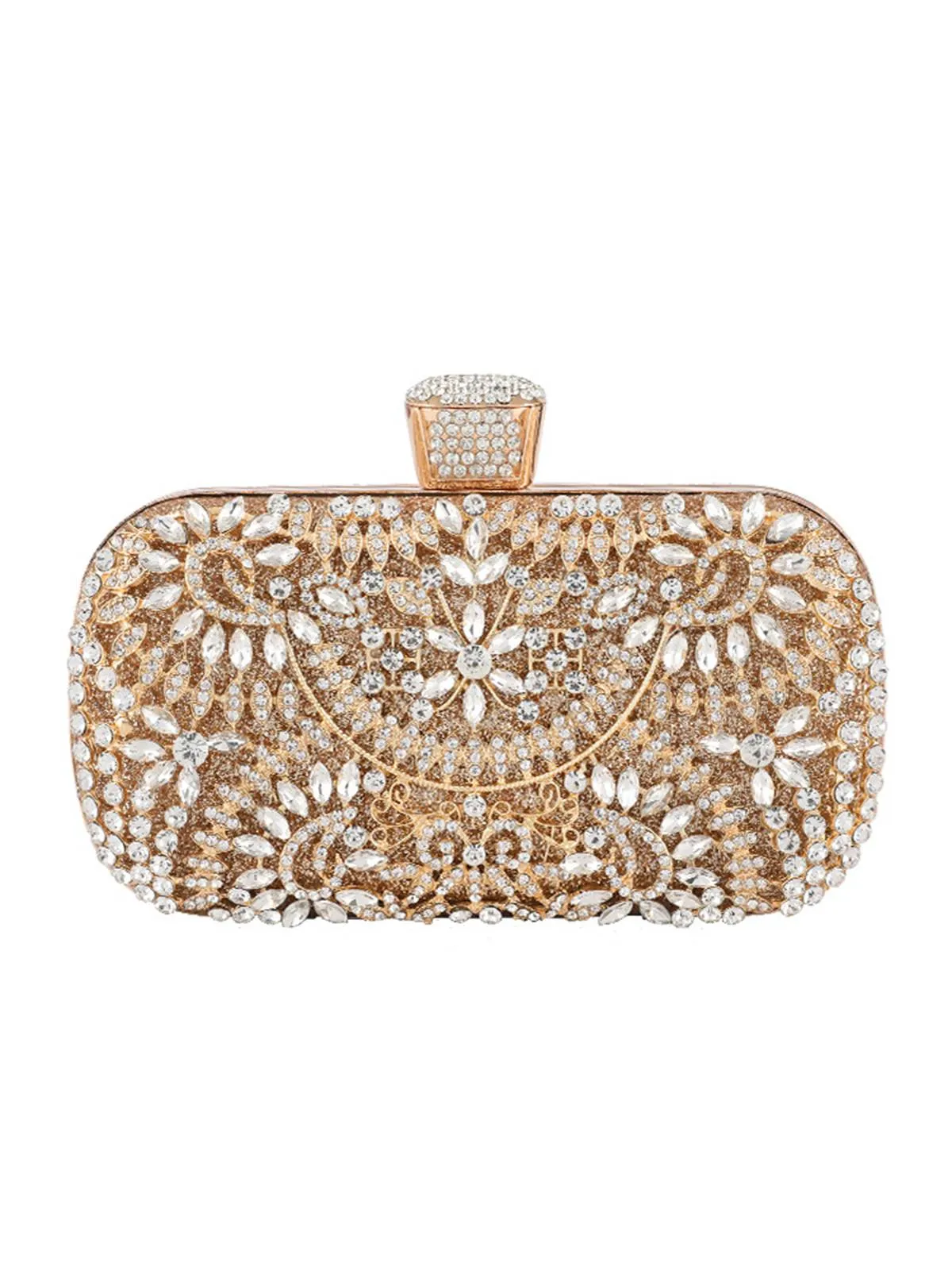 Vintage Rhinestone Evening Clutch Bag