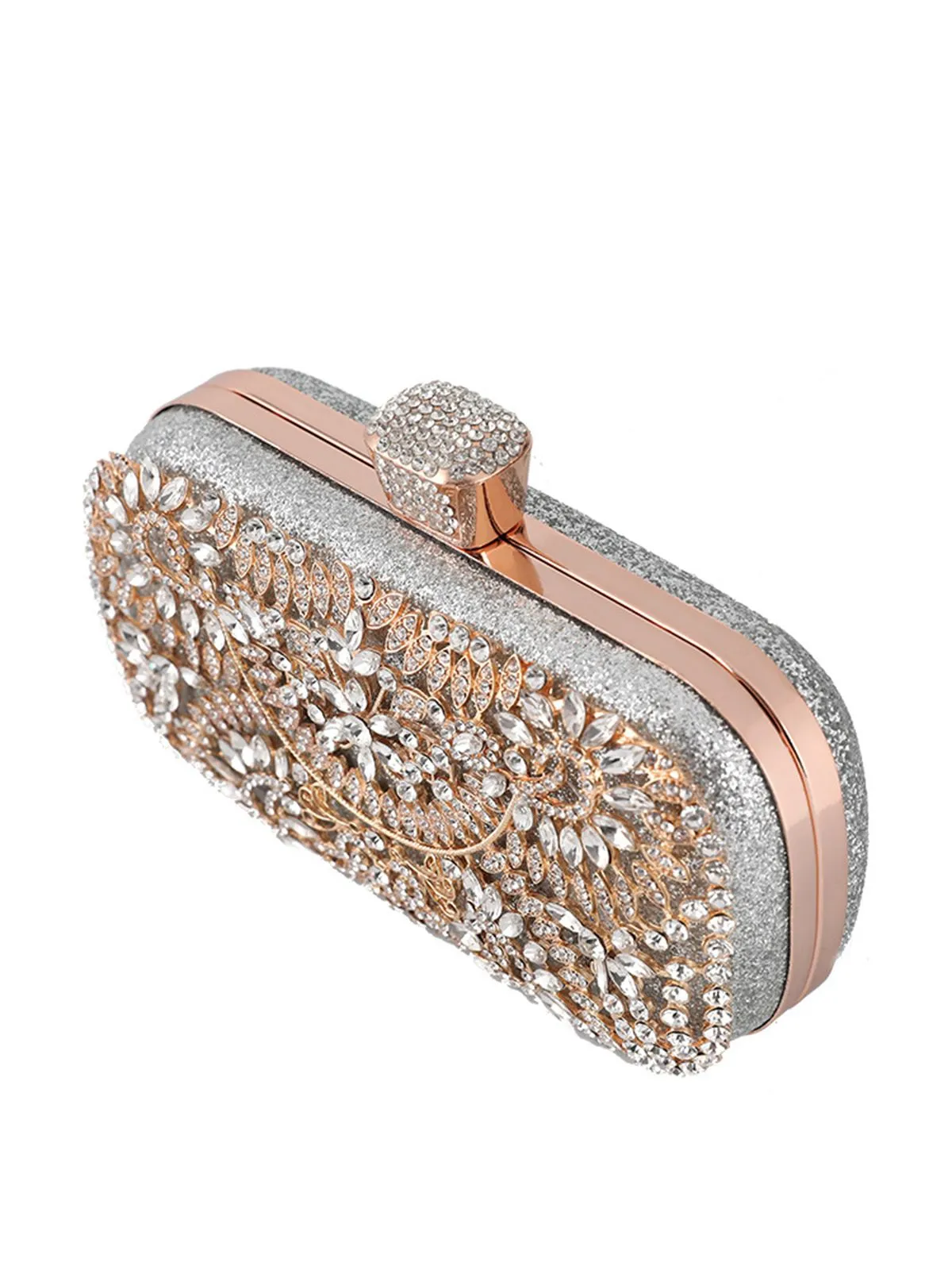 Vintage Rhinestone Evening Clutch Bag