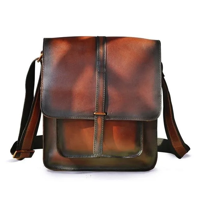 Vintage Stylish Leather Casual Messenger Bag