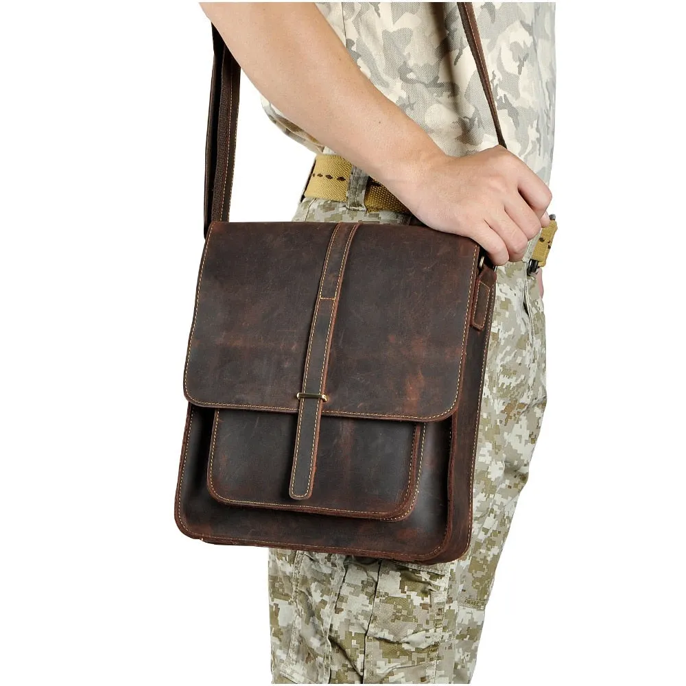 Vintage Stylish Leather Casual Messenger Bag