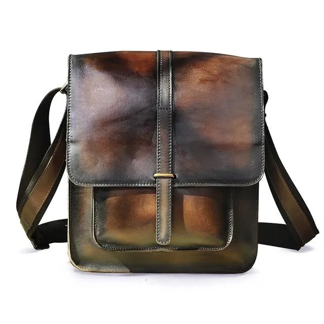 Vintage Stylish Leather Casual Messenger Bag