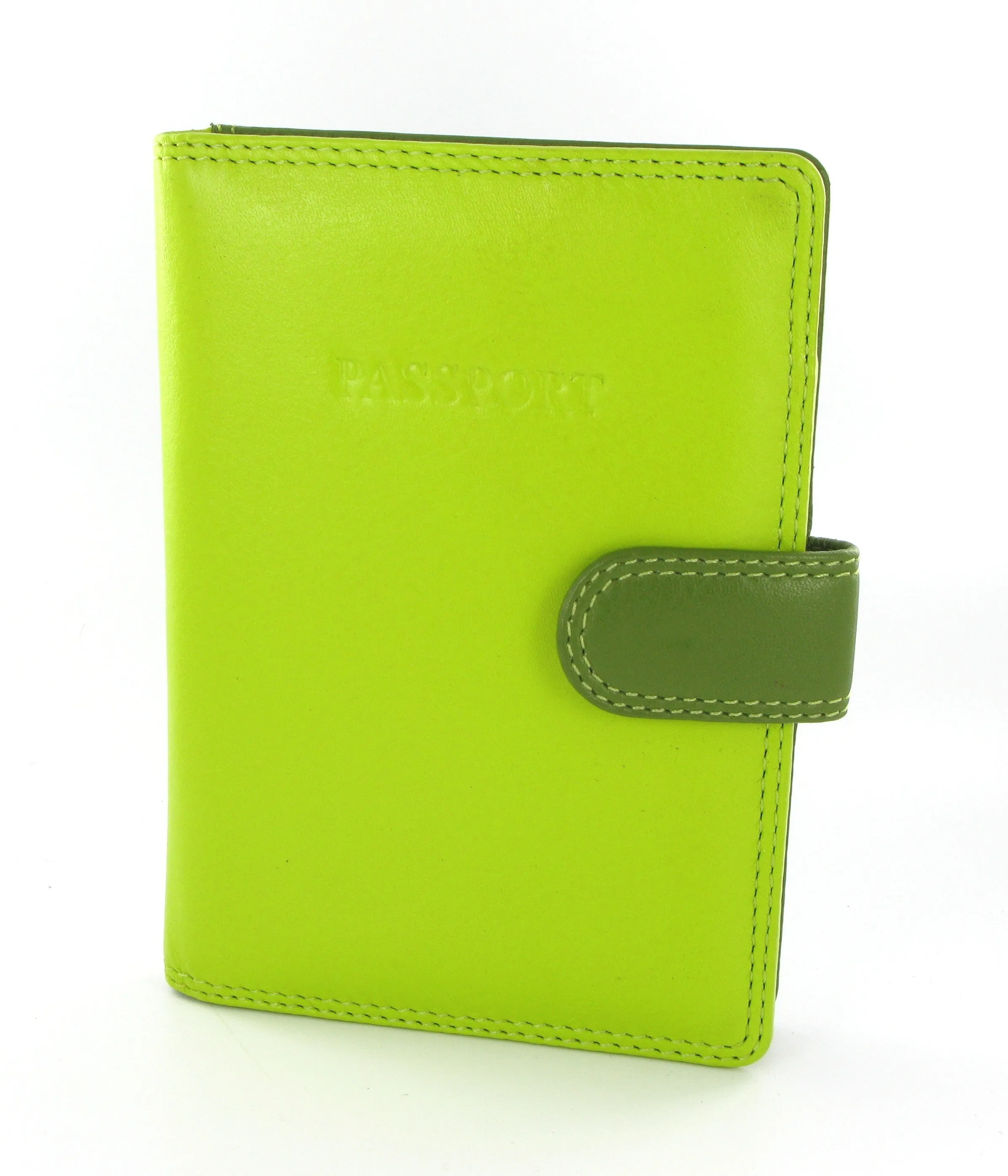 Visconti Rainbow Passport Holder RB75 Lime Multi