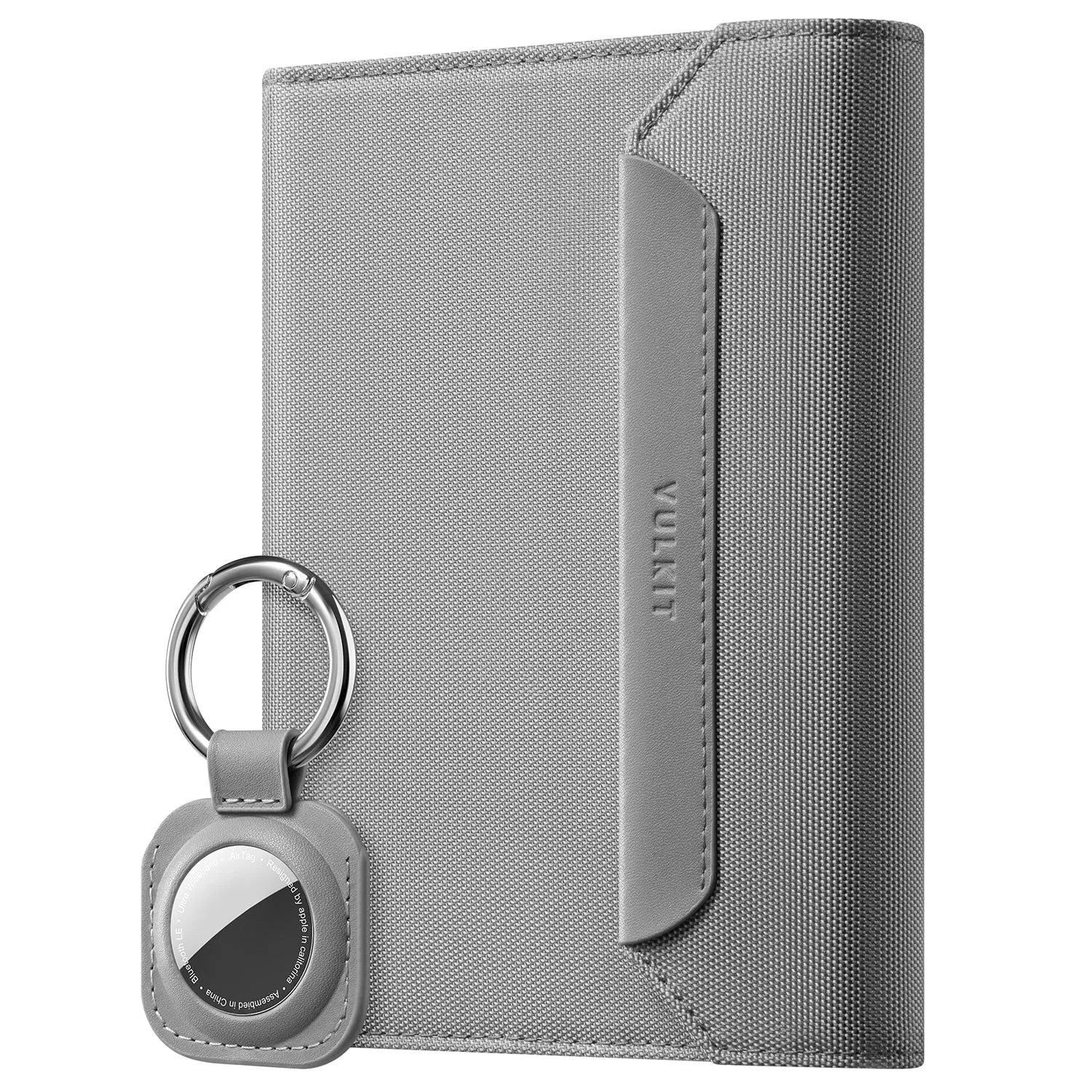 VPW104 - RFID Blocking Passport Card Holder with Magnetic Closure and Removable AirTag Holder(NOT include the AirTag)